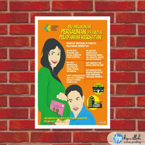 Jual Poster Kesehatan Ibu Persalinan Di Fasilitas Kesehatan Kota