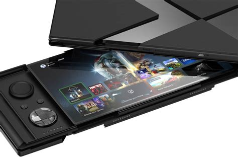 Xbox Half handheld gaming console has retractable side panels to hide ...