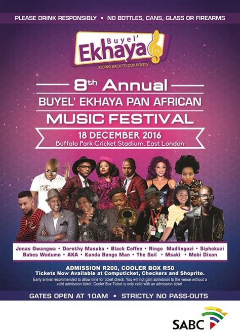 THE 8TH ANNUAL BUYEL EKHAYA PAN AFRICAN CULTURAL FESTIVAL - THOBELAFM