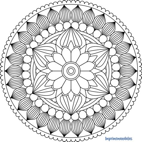 Mandala Zentangle Fácil 15