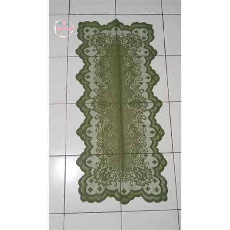 Jual Taplak Meja Tamu Persegi Panjang Taplak Loper Ukuran X Cm