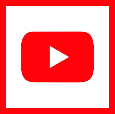 Youtube logo icon, social media icon 23741176 PNG