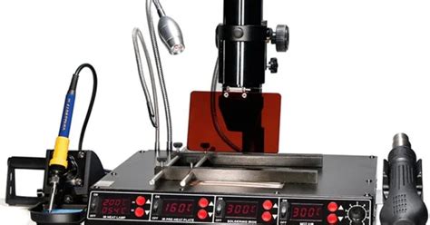 B V V In Infrared Bga Rework Station Smd Hot Air Spear W Soldering Irons W