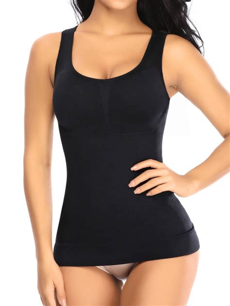 Women S Cami Shaper With Built In Bra Tummy Control Camisole Tank Top