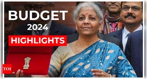 Budget Highlights 2024 Live Updates: Indian economy witnessed profound positive transformation ...