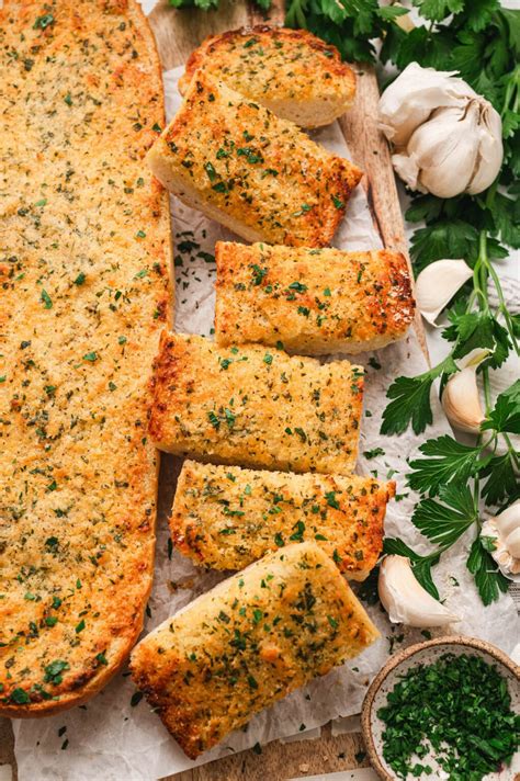 Homemade Garlic Bread Recipe Foxes Love Lemons