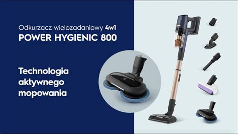 Odkurzacz bezprzewodowy Electrolux POWER HYGIENIC 800 z technologią