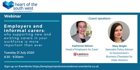 Employer And Informal Carer Webinar Supporting Carers In Your Workforce