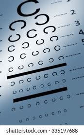 Eye Sight Test Chart Multiple Lines Stock Photo Shutterstock