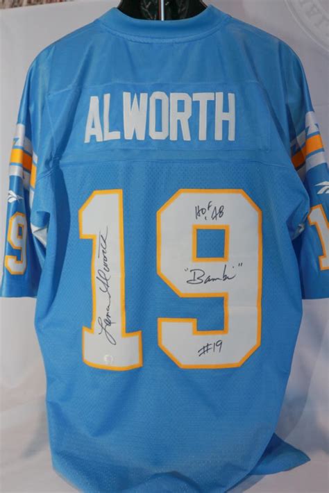 Lance Alworth Chargers Throwback Jersey - Mississippi Sports Hall of Fame