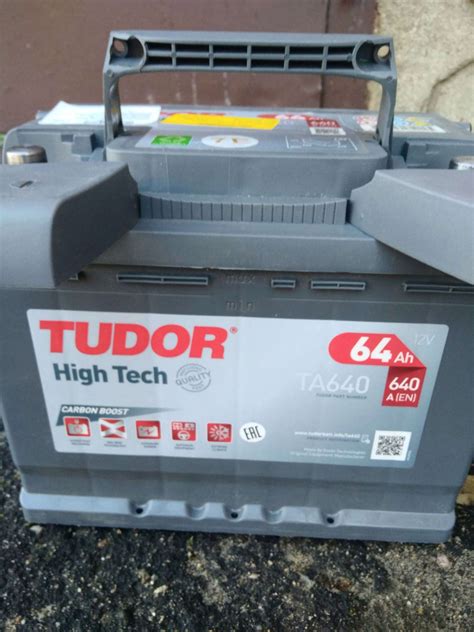 Аккумулятор TUDOR High Tech TA640 обратная полярность 64 Ач купить в