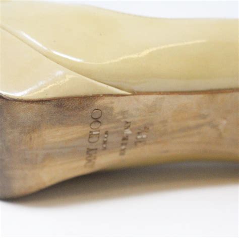 Jimmy Choo Nude Patent Leather Platform Heels Us Eu All Your Bliss