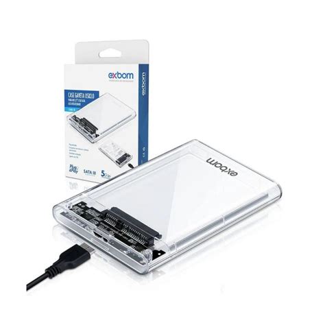 Case Externo Exbom Cghd Usb Hd Ssd Sata Port Til Ecomando