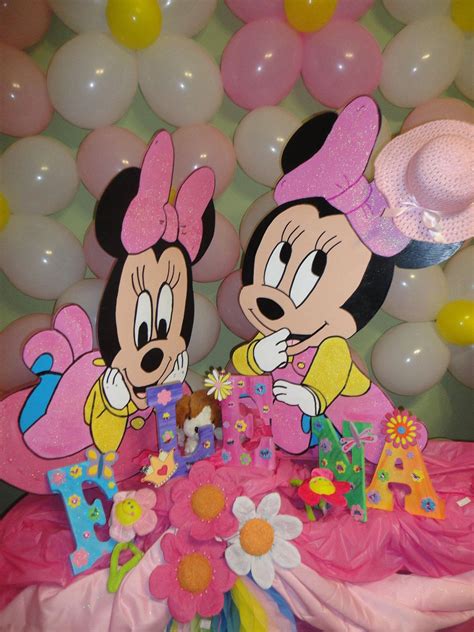 Simple Baby Shower Centerpieces Baby Minnie Mouse Baby Shower