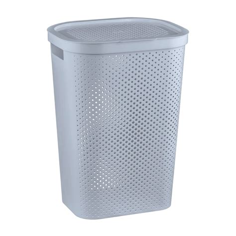 Panier à linge ajouré Infinity gris 100 Recycled Eco 60 l CURVER