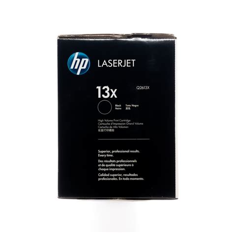 Original HP 13X Black High-Yield LaserJet Toner Cartridge (Q2613X)