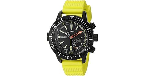 Timex T N Intelligent Quartz Adventure Series Depth Gauge Yellow