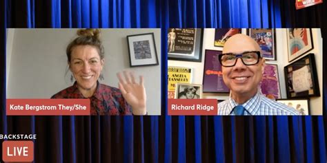 Video Kate Bergstrom Talks The 39 Steps On Backstage With Richard Ridge