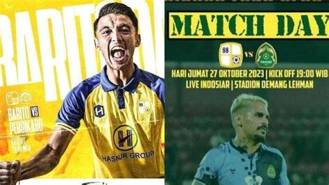 Link Live Streaming Dan Gratis TV Indosiar Barito Putera Vs Persikabo