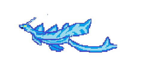 Water Dragon Pixel Art