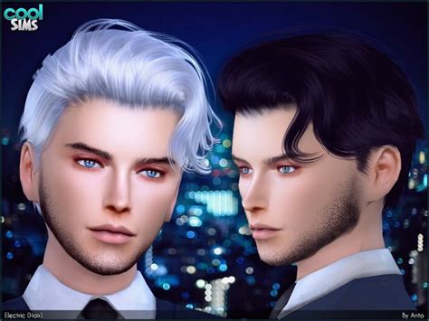 Anto Electric Hair Sims Hair Sims Hair Male Sims