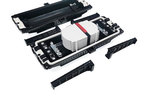 Underground Manhole Buried Inline Fiber Optic Joint Closure 144 Cores 3