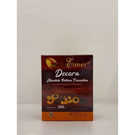 Jual Elmer Choco Button Decora 250gr Shopee Indonesia