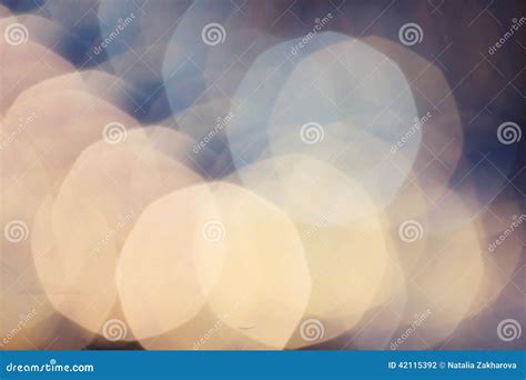 Abstract Defocused Bokeh Light Vintage Background Soft Beautiful