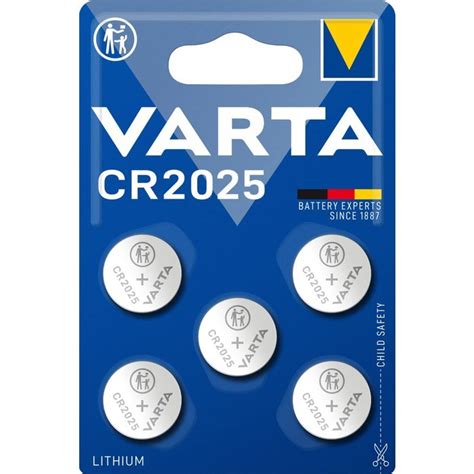 CR2025 Knoopcel Batterijen Van Varta 5 Stuks Beterbatterij