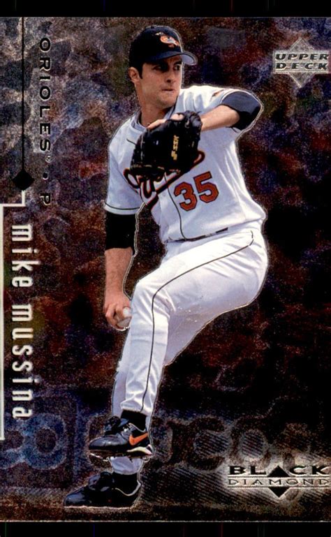 1999 Upper Deck Black Diamond 14 Mike Mussina Baltimore Orioles EBay