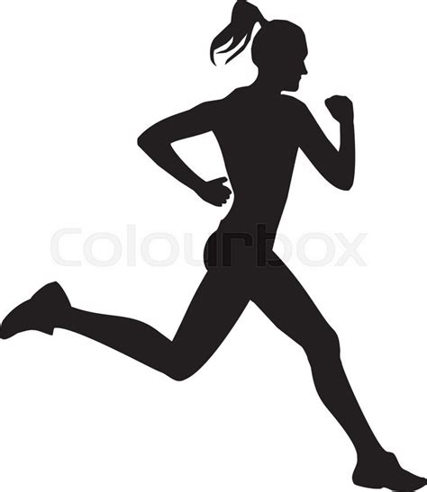 Woman Running Vector At Collection Of Woman Running