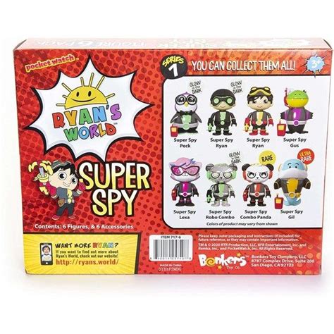 Ryan S World Series 1 Super Spy Mystery Micro Figure 6 Pack Hobbies And Toys Toys And Games On