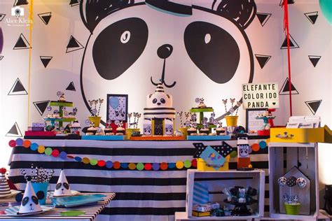 Decoração Original Urso Panda Fiesta De Panda Fiestas Infantiles