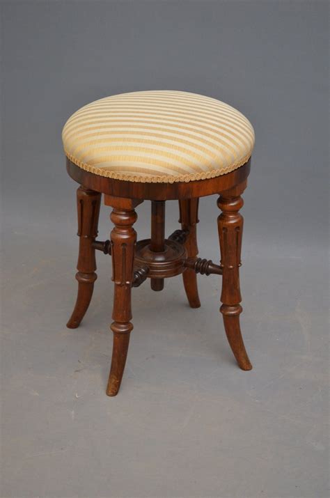 Fine Victorian Rosewood Piano Stool Antiques Atlas