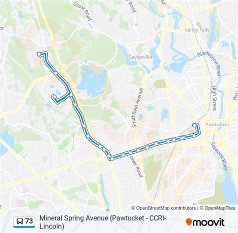 73 Route Schedules Stops And Maps Pawtucket Transit Center Updated