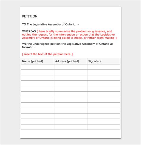 20 FREE Petition Examples (with Templates & How to Guide)