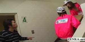 Subtitled Bizarre Half Naked Japanese Moving Company Tnaflix