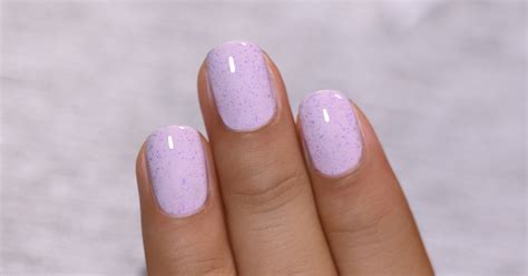 Ilnp Heather Pale Lilac Speckled Nail Polish