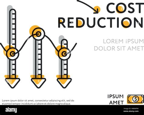 Infographic poster for cost reduction image Stock Vector Image & Art ...