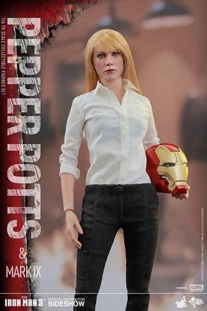 Iron Man Pepper Potts E Mark IX Escala Hot Toys