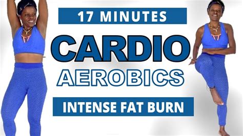 🔥17 Min Cardio Aerobics Fat Burning🔥sweaty Cardio🔥no Squats🔥no Lunges🔥