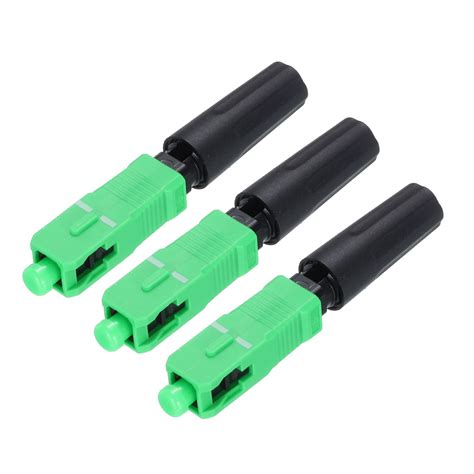 uxcell scapc fiber optic quick connector single mode straight sc fiber