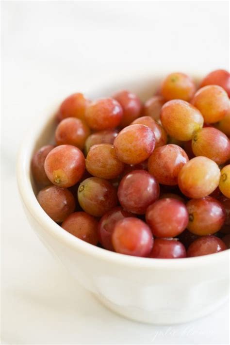 Sugared Frozen Grapes Marinated in Wine Refreshing and Light Snack