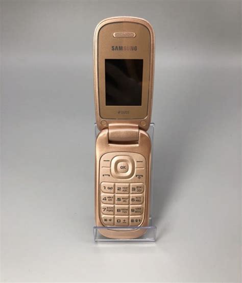 Мобильный телефон Samsung E1272 раскладушка, золотой - купить по ...
