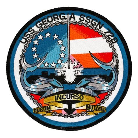 USS Georgia SSGN-729 Patch | Flying Tigers Surplus