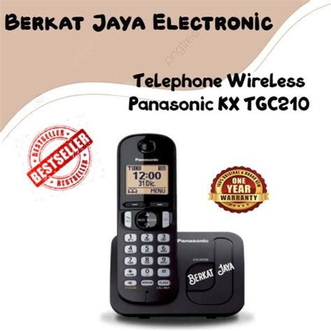 Jual Telepon Wireless Panasonic Kx Tgc Good Model Jakarta