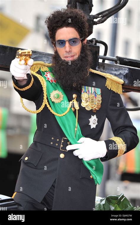 Sacha Baron Cohen aka Admiral General Aladeen 'The Dictator' World ...