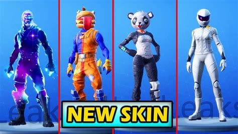 New Fortnite Skins Galexy Skin Durr Burger Skin Whiteout Skin Showcase Youtube