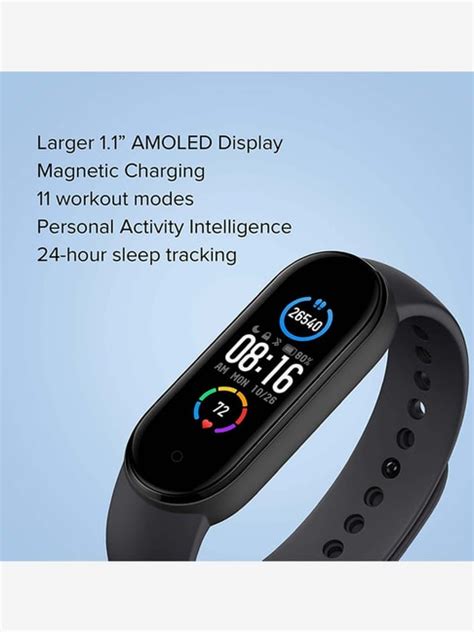 Buy Xiaomi Mi Xmsh Hm Smart Band Fitness Tracker Black Online At