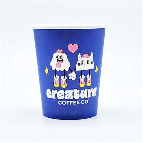 Custom 8 Oz Paper Cups | Add Your Logo | Free Shipping